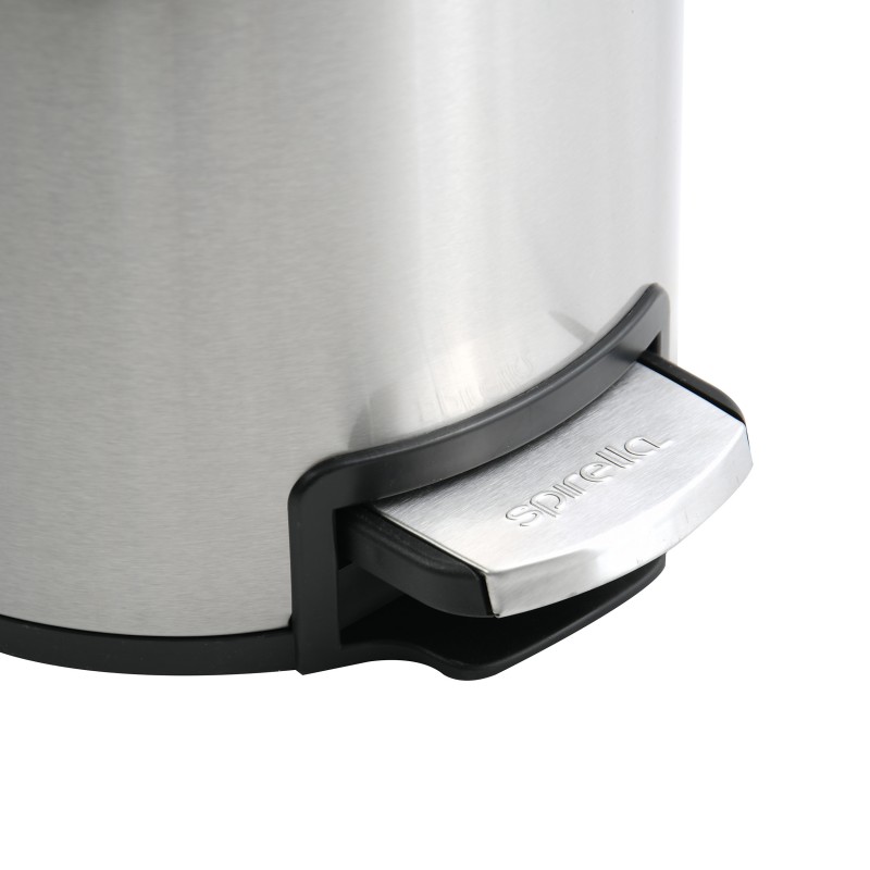Spirella Poubelle à  Pédale Inox RIKU 5L Brossé Spirella
