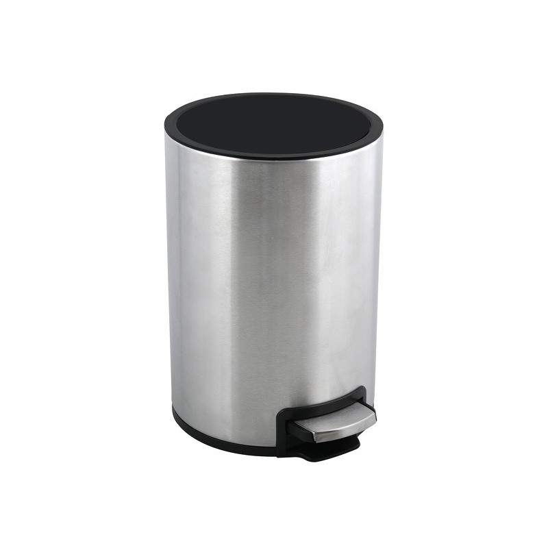 spirella Poubelle à  pédale Inox RIKU 5L Brossé Spirella