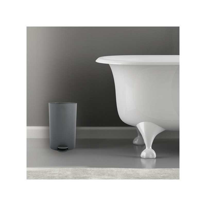 Spirella Poubelle à  Pédale OSAKI 3L Gris Anthracite Mat MSV