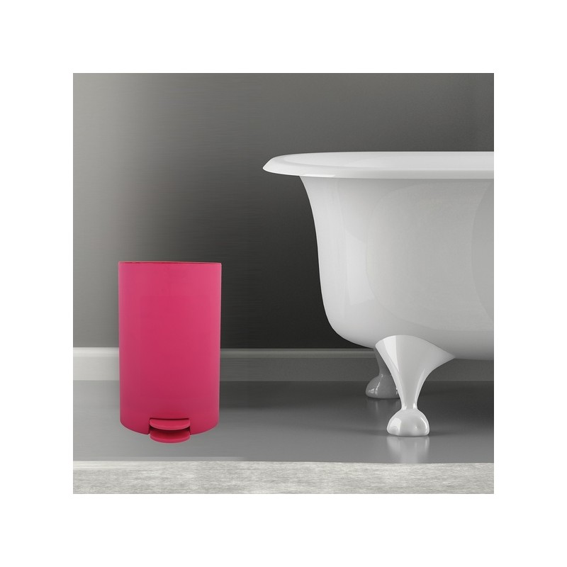 Spirella Poubelle à  Pédale OSAKI 3L Rose Fuschia Mat MSV