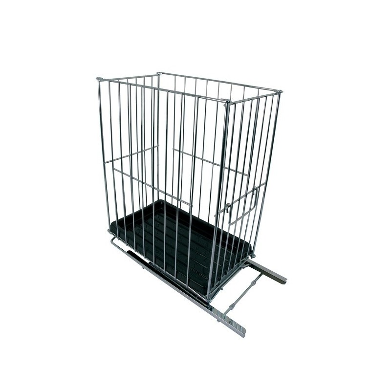 spirella Poubelle encastrable coulissante 19L Acier Chromée MSV