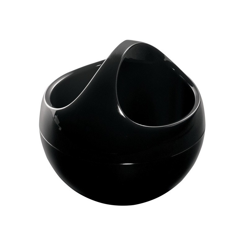spirella Poubelle spéciale cosmétiques BOWL 1L Noir Spirella