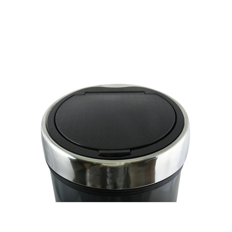 Spirella Poubelle Touch Inox 30L Gris Anthracite MSV