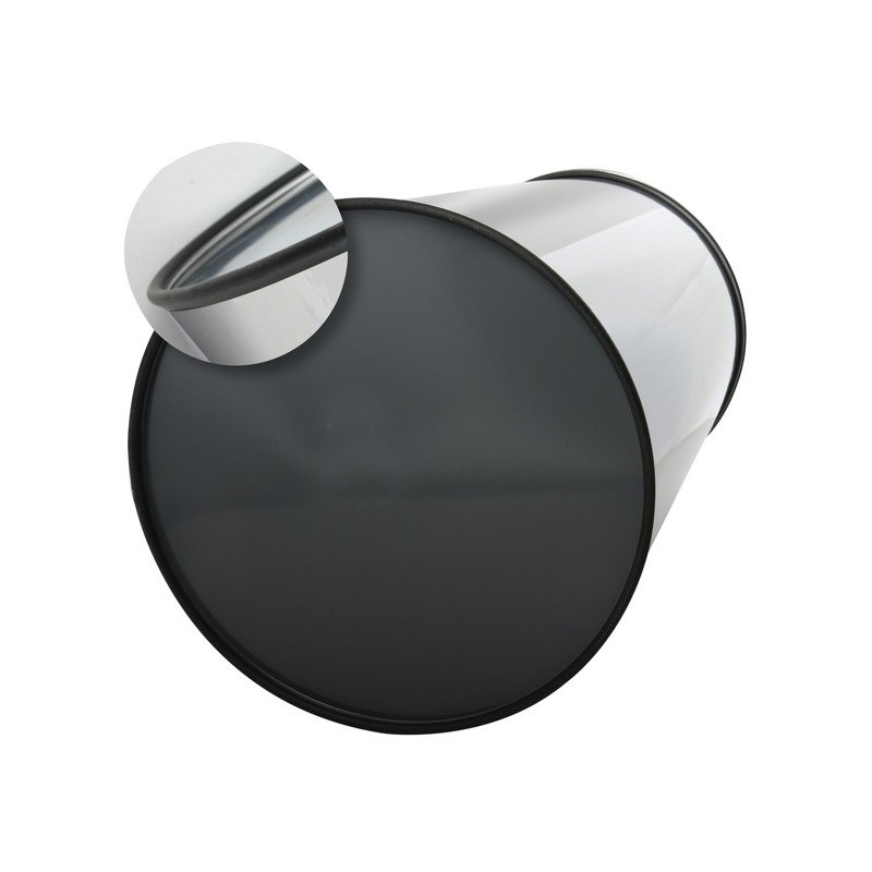 Spirella Poubelle Touch Inox 30L Gris Anthracite MSV