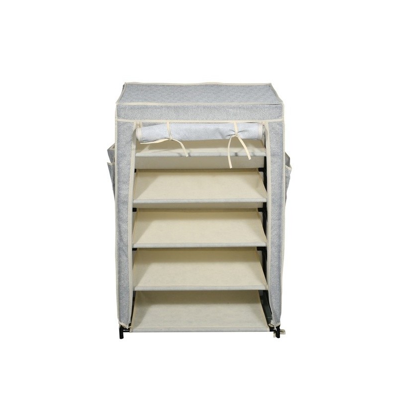 spirella Rangement à  chaussures avec étagères et poches Gris MSV