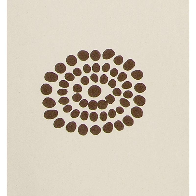 Spirella Rideau De Douche Coton & Polyester TRIBAL 180x200cm QUALITà PREMIUM Beige & Marron - Anneaux Inclus MSV