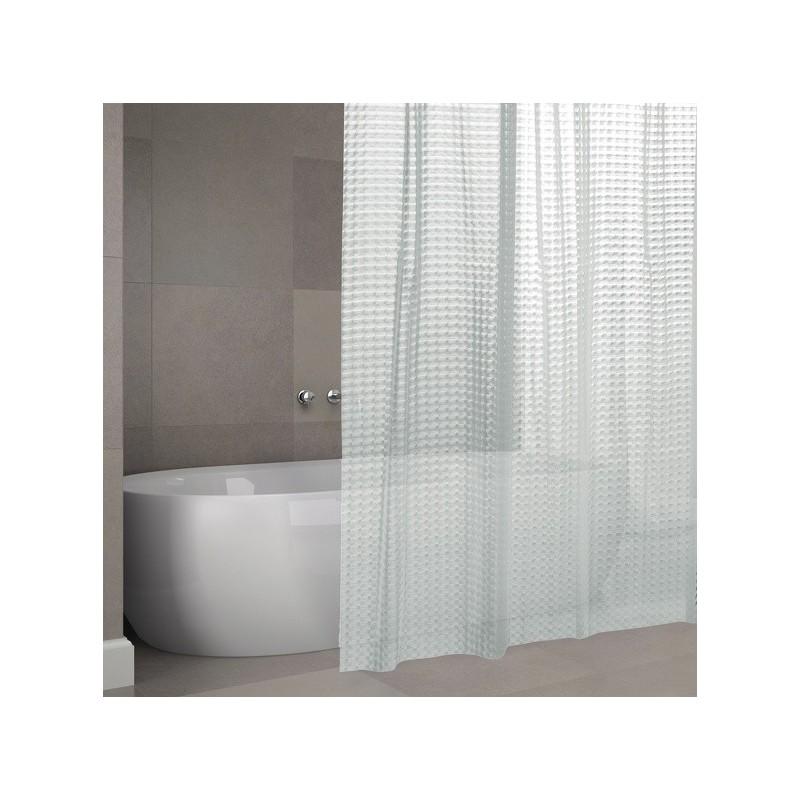 spirella Rideau de douche EVA 180x200cm Premium 3D Transpararent MSV