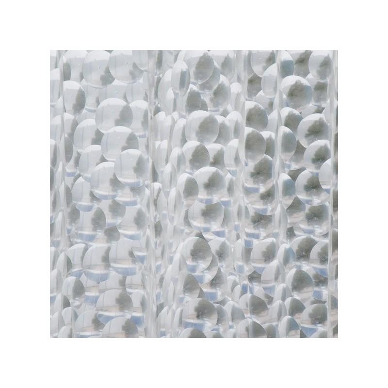Spirella Rideau De Douche EVA CLANE 180x200cm QUALITà PREMIUM Transparent - Anneaux Inclus MSV
