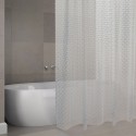 Spirella Rideau De Douche EVA CORK 180x200cm QUALITà PREMIUM Transparent - Anneaux Inclus MSV