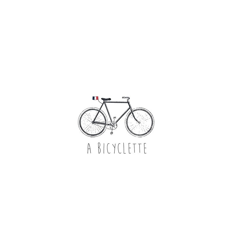 Spirella Rideau De Douche Français Polyester 180x200cm BICYCLETTE Bleu & Blanc MSV