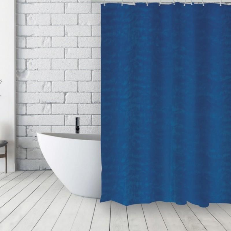 spirella Rideau de douche Français Polyester 180x200cm MARIANNE Bleu MSV