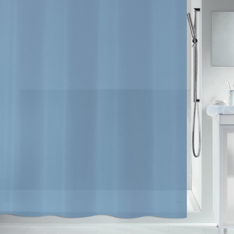 spirella Rideau de douche PEVA BIO 180x200cm Bleu Clair Spirella