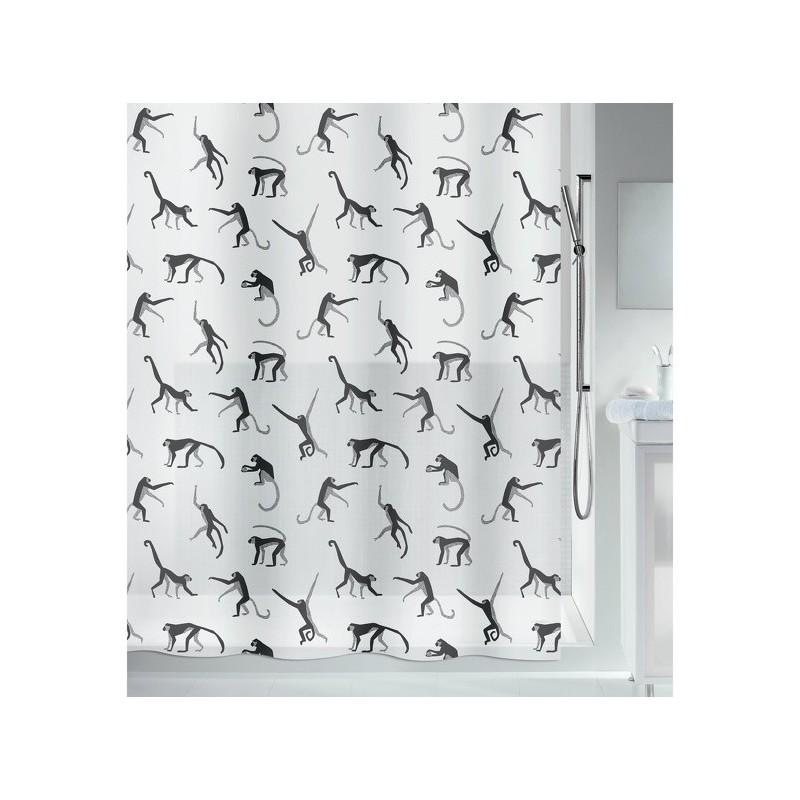 spirella Rideau de douche PEVA MONKEY 180x200cm Motif singes Spirella