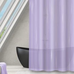 Spirella Rideau De Douche PEVA ROMANA 180x180cm Lavande Transparent MSV