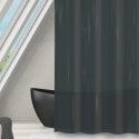 Spirella Rideau De Douche PEVA ROMANA 180x200cm Noir Transparent MSV
