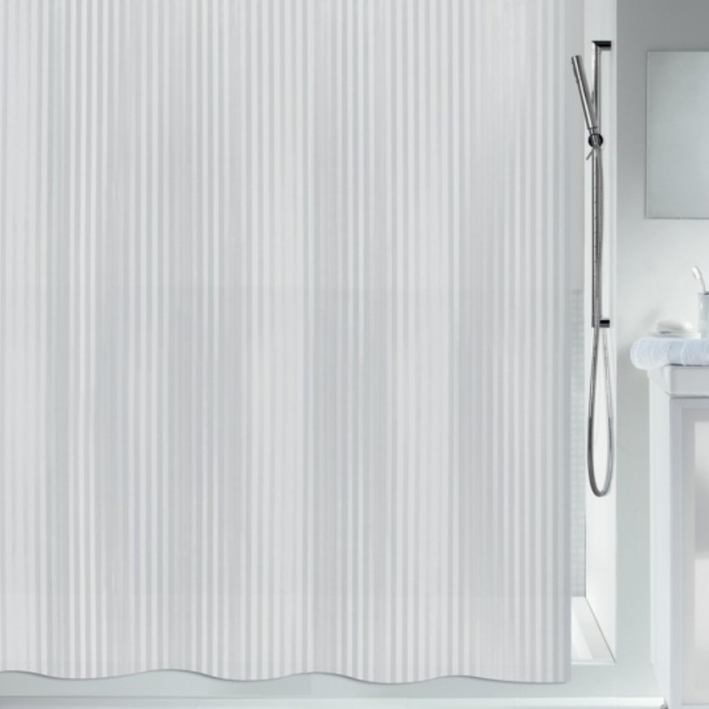 spirella Rideau de douche PEVA TWILL 120x200cm Blanc Spirella