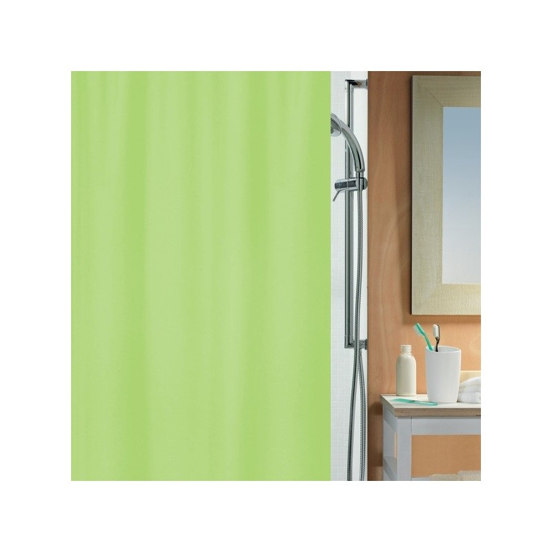 spirella Rideau de douche Polyester 180x200cm ALEA Vert Anis Spirella