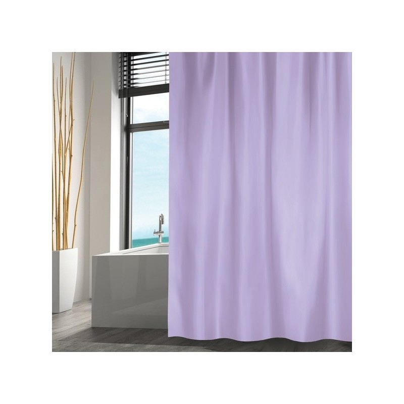 spirella Rideau de douche Polyester 180x200cm Lavande MSV