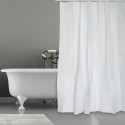 Spirella Rideau De Douche Polyester 240x200cm Blanc - Anneaux Inclus MSV