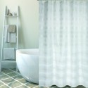 Spirella Rideau De Douche Polyester AMALFI 180x200cm QUALITà PREMIUM Blanc - Anneaux Inclus MSV