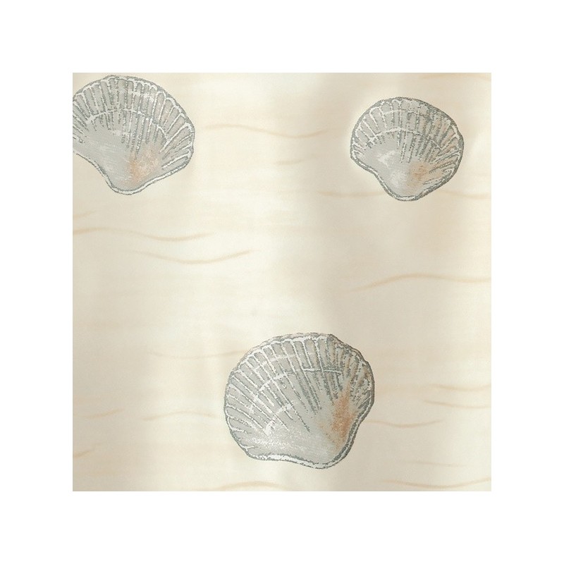 Spirella Rideau De Douche Polyester ATLANTIS 120x200cm Beige Spirella
