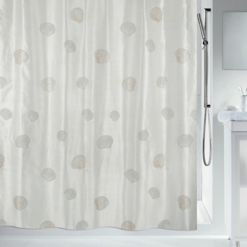spirella Rideau de douche Polyester ATLANTIS 180x200cm Beige Spirella
