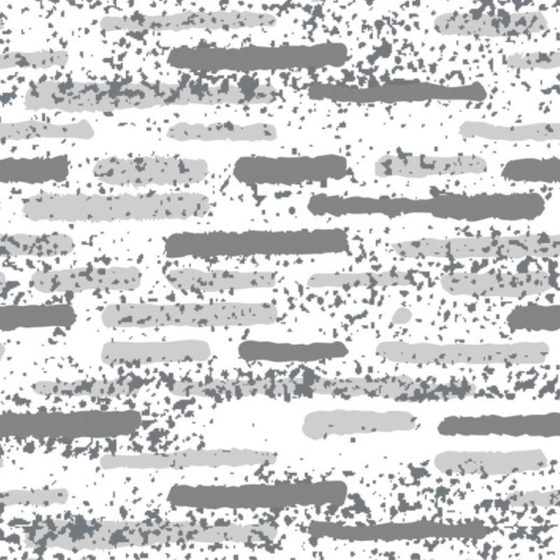 Spirella Rideau De Douche Polyester BRIQUE 180x200cm Gris - Anneaux Inclus MSV