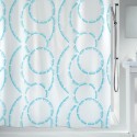 Spirella Rideau De Douche Polyester CLAIRE 180x180cm Bleu & Blanc Spirella