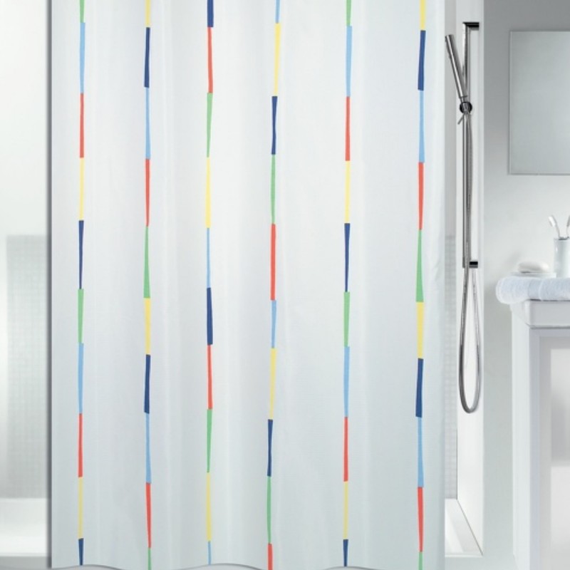spirella Rideau de douche Polyester DARIO 180x200cm Multicolor Spirella