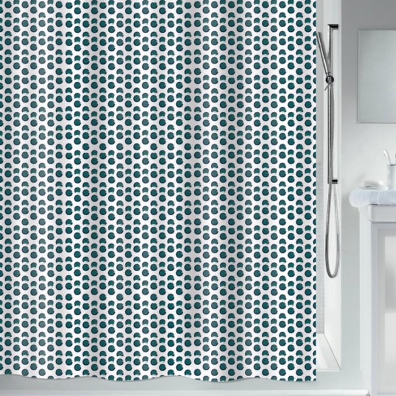 spirella Rideau de douche Polyester DEEP FOREST 180x200cm Bleu Vert Spirella