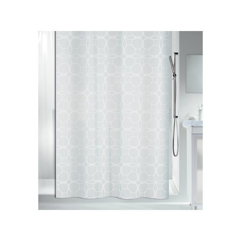 spirella Rideau de douche Polyester FILIGRAN 180x200cm Blanc Spirella