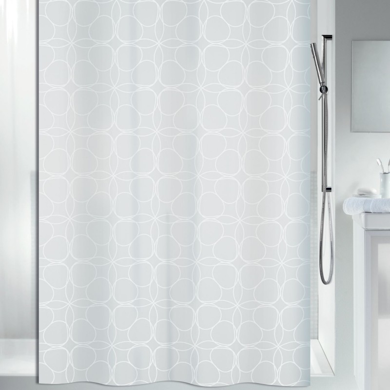 spirella Rideau de douche Polyester FILIGRAN 240x180cm Gris Spirella