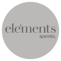 Spirella Rideau De Douche Polyester FORES 120x200cm Blanc Elements By Spirella