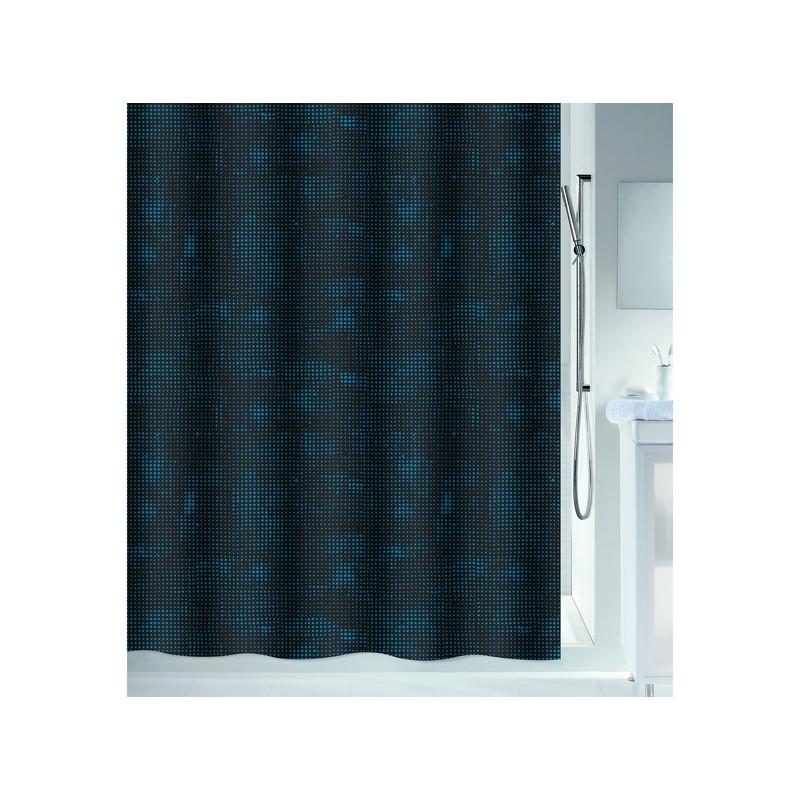 Spirella Rideau De Douche Polyester GEORGES 120x200cm Petrol Spirella