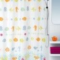 Spirella Rideau De Douche Polyester HAPPY FISH 180x200cm Multicolor Spirella