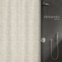 Spirella Rideau De Douche Polyester ILO 180x200cm Beige Elements By Spirella
