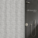 Spirella Rideau De Douche Polyester ILO 240x180cm Gris Antharcite Elements By Spirella