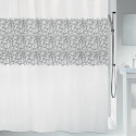 Spirella Rideau De Douche Polyester IROKO 180x200cm Gris & Blanc Spirella