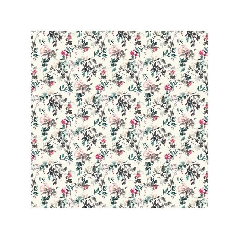 Spirella Rideau De Douche Polyester JINZO 180x200cm Motif Fleuri Spirella
