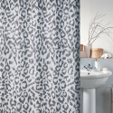 Spirella Rideau De Douche Polyester Leopard MASAIMARA 180x180cm Gris & Blanc Spirella