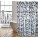 Spirella Rideau De Douche Polyester LOFT 180x200cm QUALITà PREMIUM Gris - Anneaux Inclus MSV