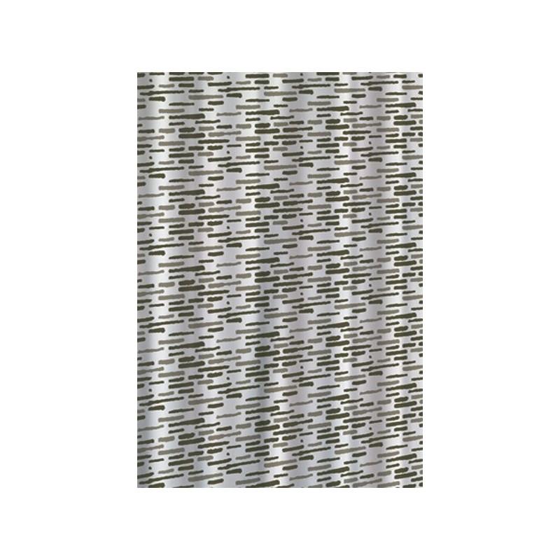 Spirella Rideau De Douche Polyester LOFT 180x200cm QUALITà PREMIUM Chocolat - Anneaux Inclus MSV