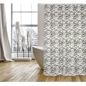 Spirella Rideau De Douche Polyester LOFT 180x200cm QUALITà PREMIUM Chocolat - Anneaux Inclus MSV