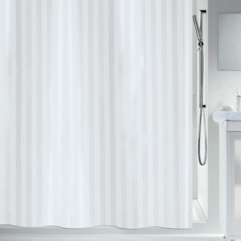 spirella Rideau de douche Polyester MAGI 180x180cm Blanc Spirella