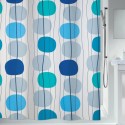 Spirella Rideau De Douche Polyester MOBILE 180x200cm Bleu Spirella