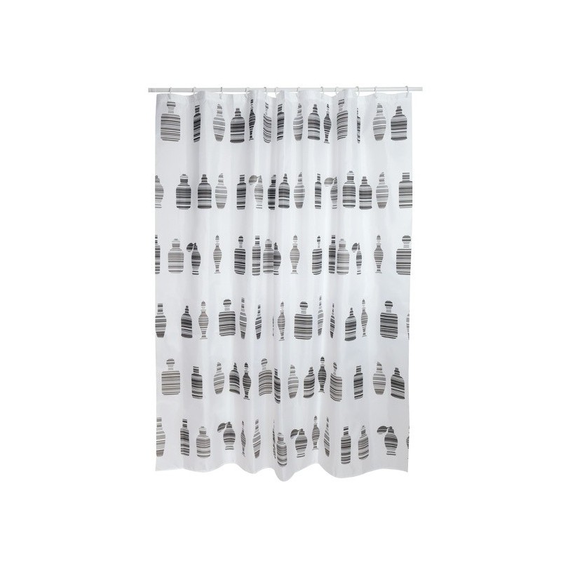 Spirella Rideau De Douche Polyester MOSHI 180x200cm QUALITà PREMIUM Chocolat MSV