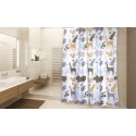 Spirella Rideau De Douche Polyester NOE 180x200cm QUALITE PREMIUM Multicolor - Anneaux Inclus MSV