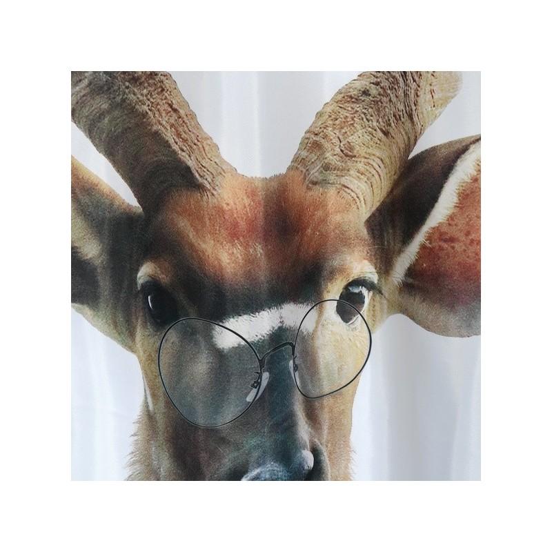 Spirella Rideau De Douche Polyester NYALA 180x200cm - Anneaux Inclus MSV