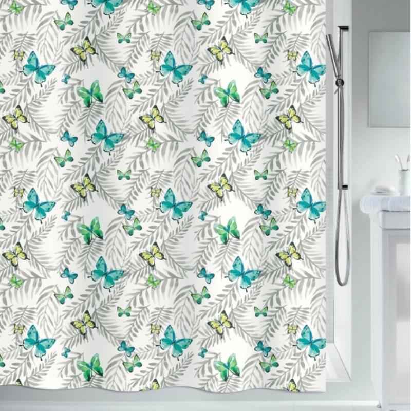 spirella Rideau de douche Polyester PAPILLONS 120x200cm Motif papillons Spirella