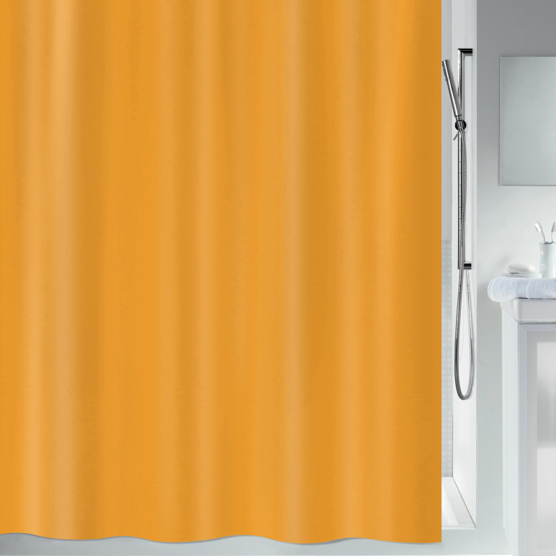 spirella Rideau de douche Polyester PRIMO 180x200cm Safran Spirella